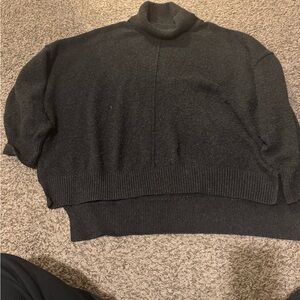 Cozy Basic KnoBlack Turtleneck Sweater